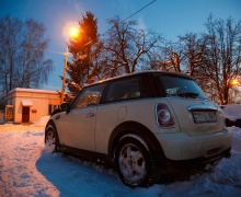 Ночью в Минске очищали MINI от снега. Что это было?